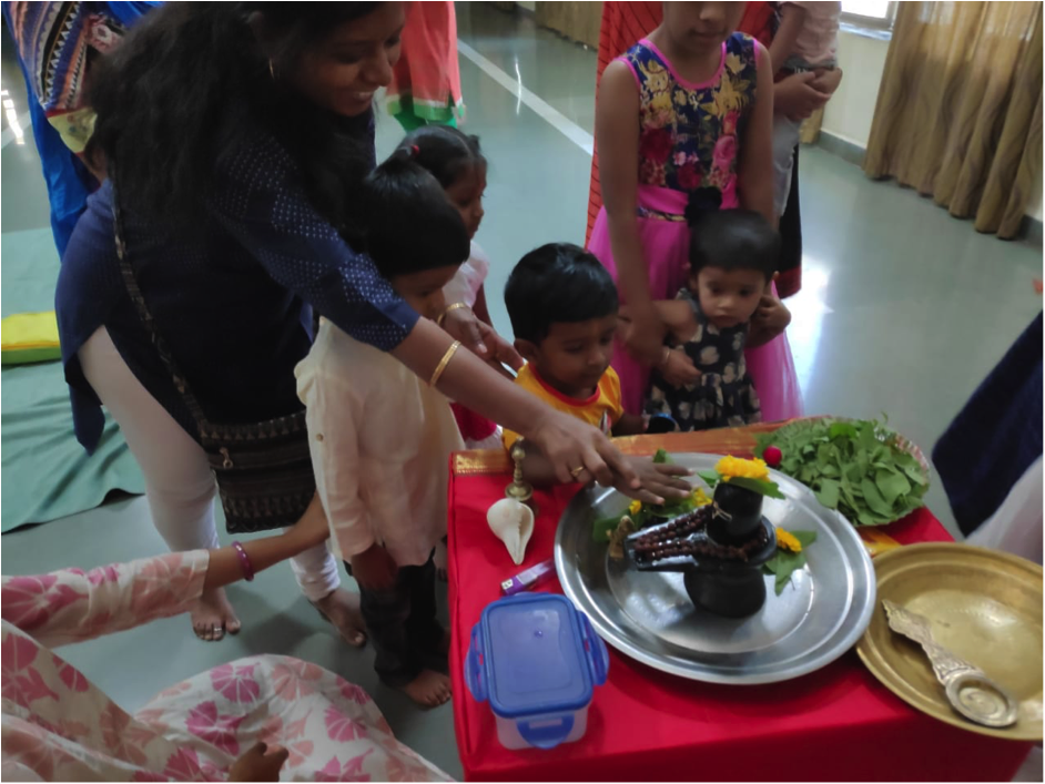 Shivaratri Celebrations by Shishu Vihar children at Chinmaya Prerana