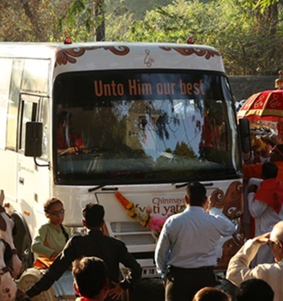 Chinmaya Jyoti Yatra at Sandeepany