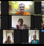 Annual Devi Group Class Satsang (on Zoom) in Gujarati