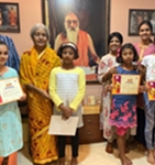 Geeta Chanting participants at Chinmaya Shivam