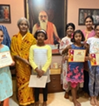 Geeta Chanting participants at Chinmaya Shivam