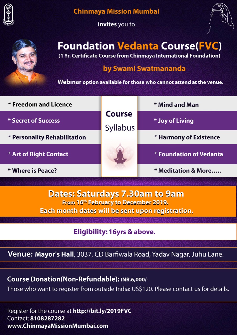 Foundation Vedanta Course (FVC)