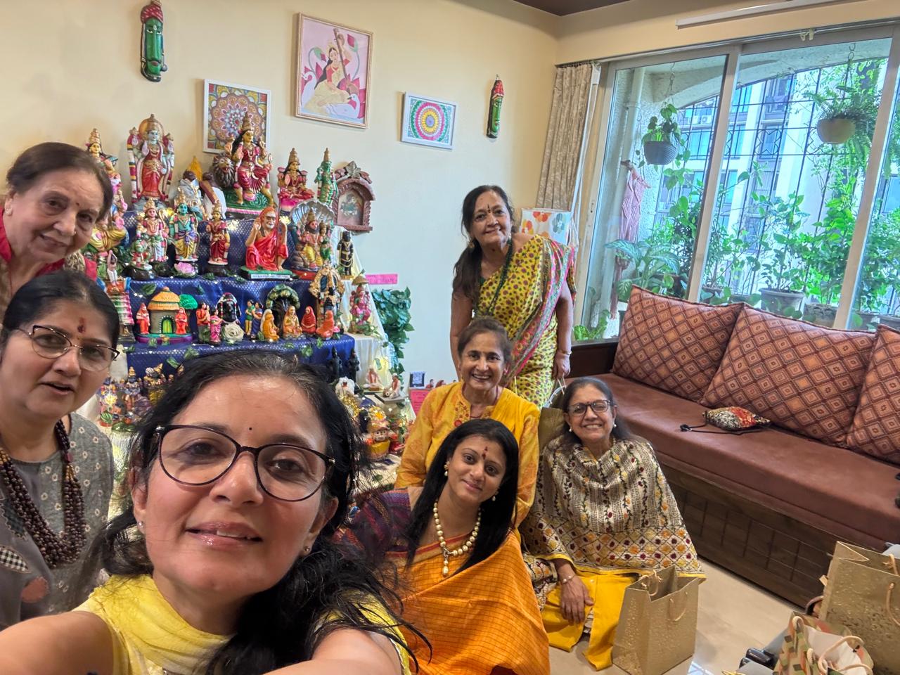 Navratri Golu celebration